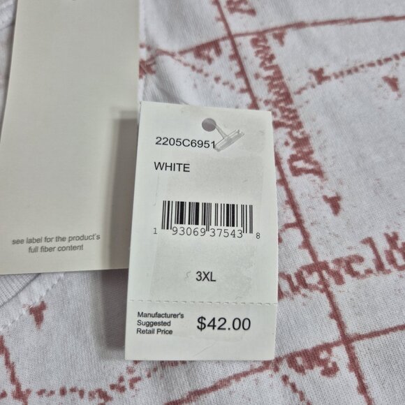 Staple Mens T Shirt Size 3XL White Graphic Printed Logo 100% Cotton (63) - Picture 6 of 12